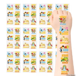 Rainforest VBS Animal Temporary Tattoos-72Pk